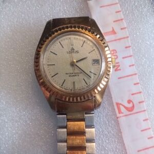 Women's Gold and Silver Quartz Watch
